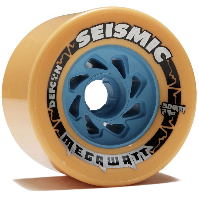 Seismic Megawatt 74a Longboard Wheels – Mango – 90mm