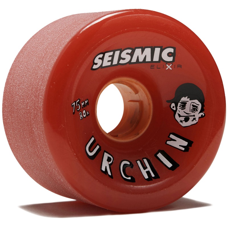Seismic Urchin 80a Longboard Wheels – Red Elixir – 75mm