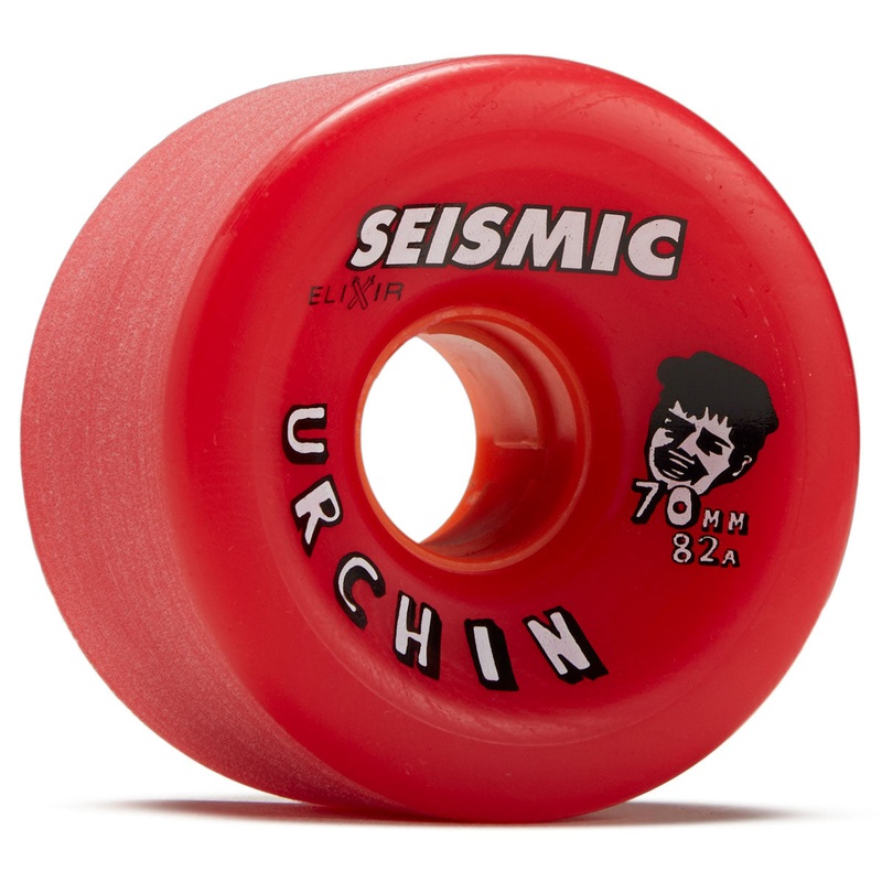 Seismic Urchin 82a Longboard Wheels – Red Elixir – 70mm