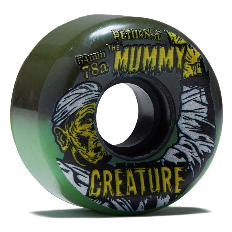 OJ Creature Mummy Keyframe 78a Skateboard Wheels – Green – 54mm