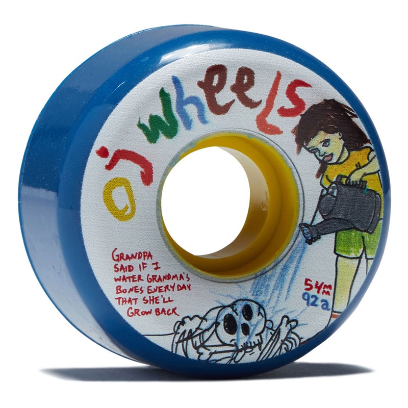 OJ Porous Walker Grandmas Keyframe 92a Skateboard Wheels – Blue – 54mm