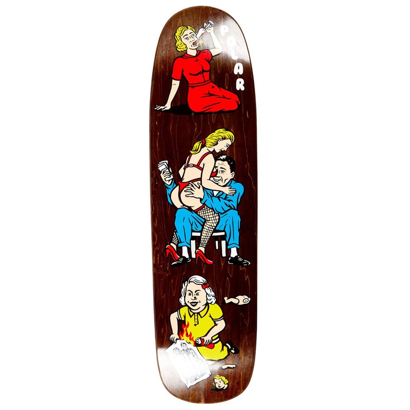 Polar Team Model Family Affair P9 Shape Skateboard Deck – 8.625