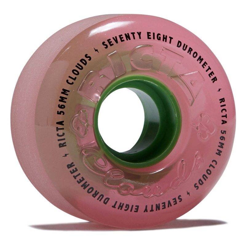 Ricta Watermelon Clouds 78a Skateboard Wheels – Pink – 56mm