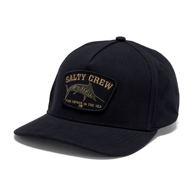 Salty Crew Billfisher Strapback Hat – Black