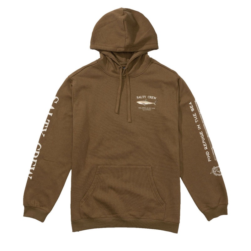 Salty Crew Bruce Fleece Hoodie – Teak