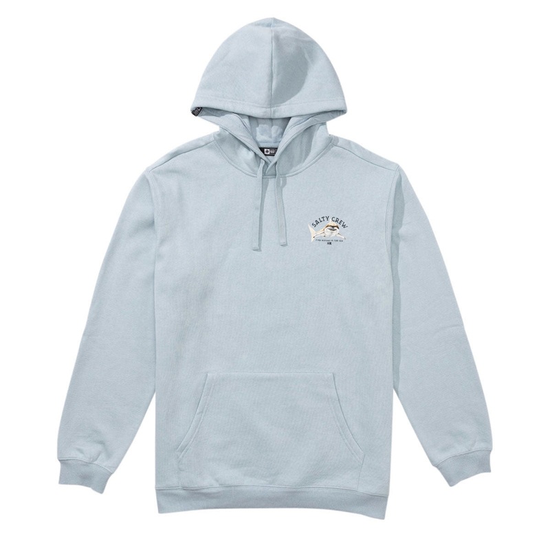 Salty Crew Lurking Fleece Hoodie – Blue Fog