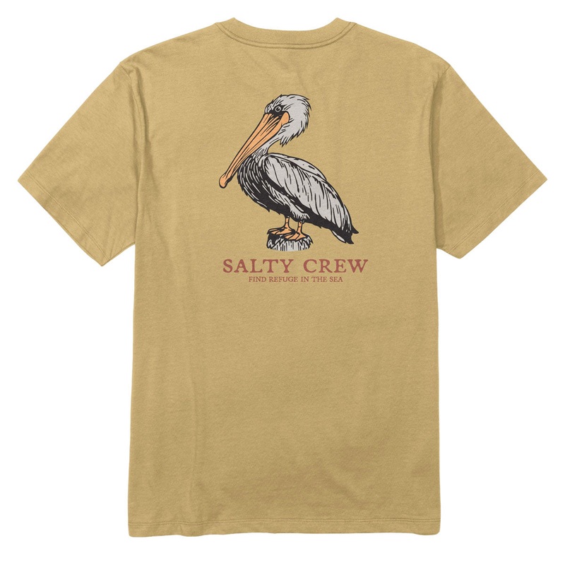 Salty Crew Perched T-Shirt – Mineral Yellow