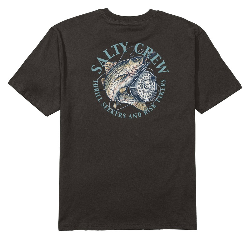 Salty Crew Reel Fly Classic T-Shirt – Black