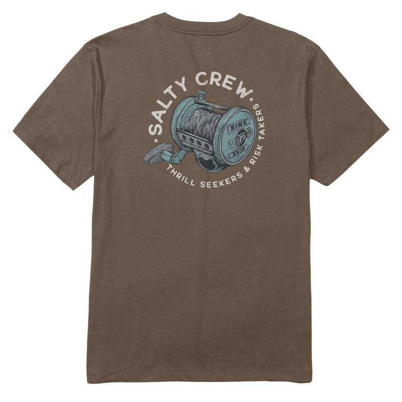Salty Crew Reel Good T-Shirt – Teak