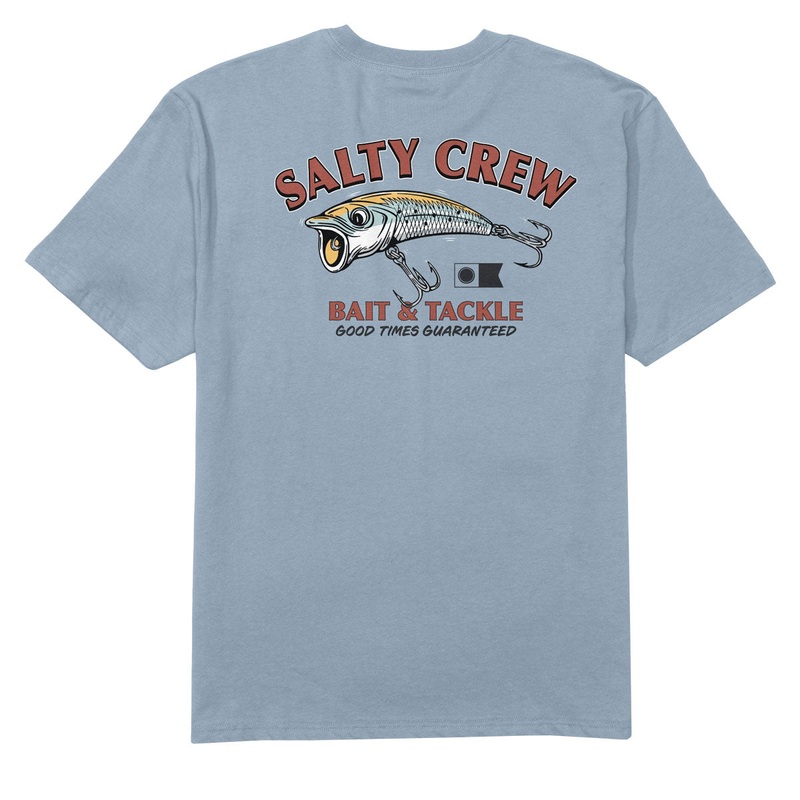 Salty Crew Snag It Classic T-Shirt – Blue Fog