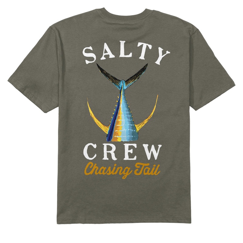 Salty Crew Tailed Classic T-Shirt – Dusty Olive