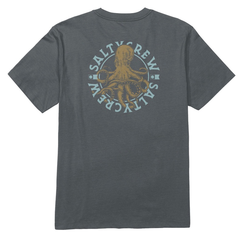 Salty Crew Tentacles T-Shirt – Charcoal