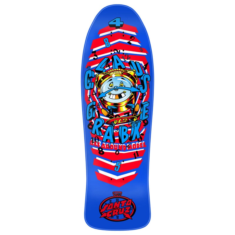 Santa Cruz Grabke All Around Reissue Skateboard Deck – 9.89