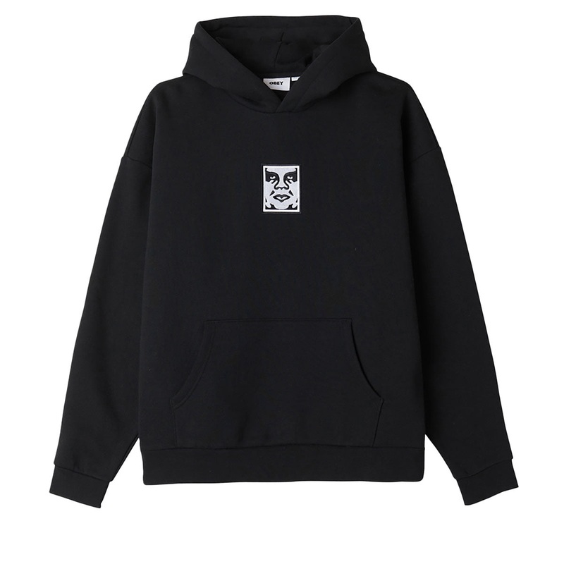 Obey Bold Icon Extra Heavy Hoodie – Black