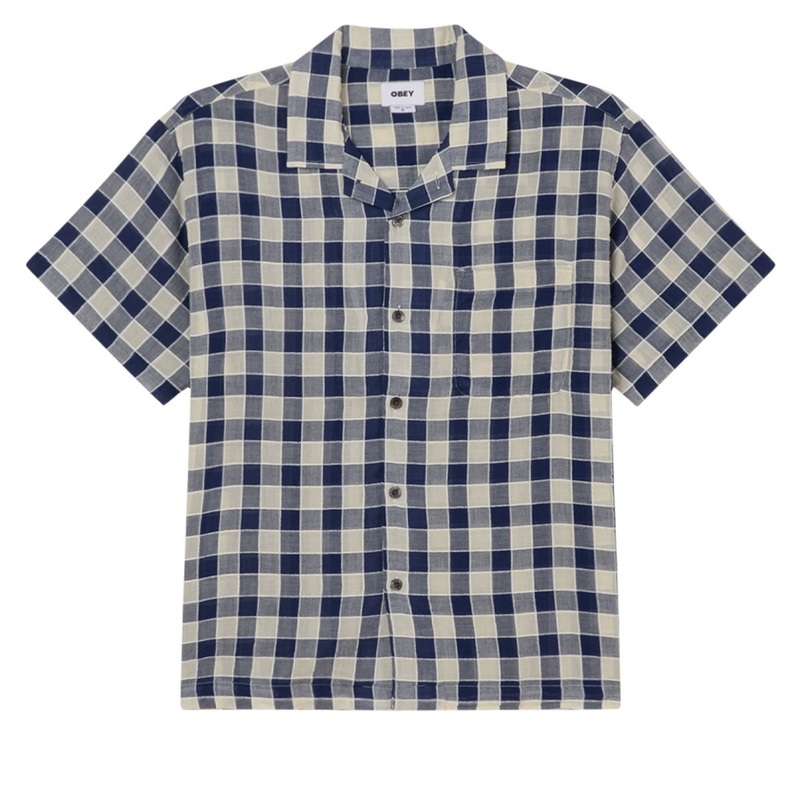 Obey Weldon Woven Shirt – Navy Multi