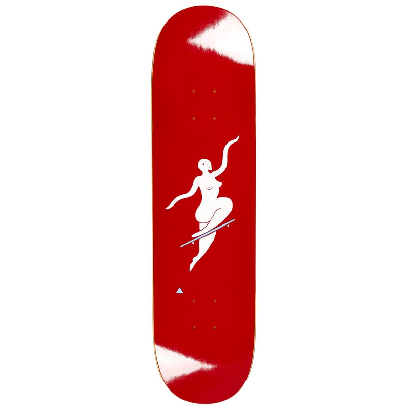 Polar No Complies Skateboard Deck – Red – 8.25