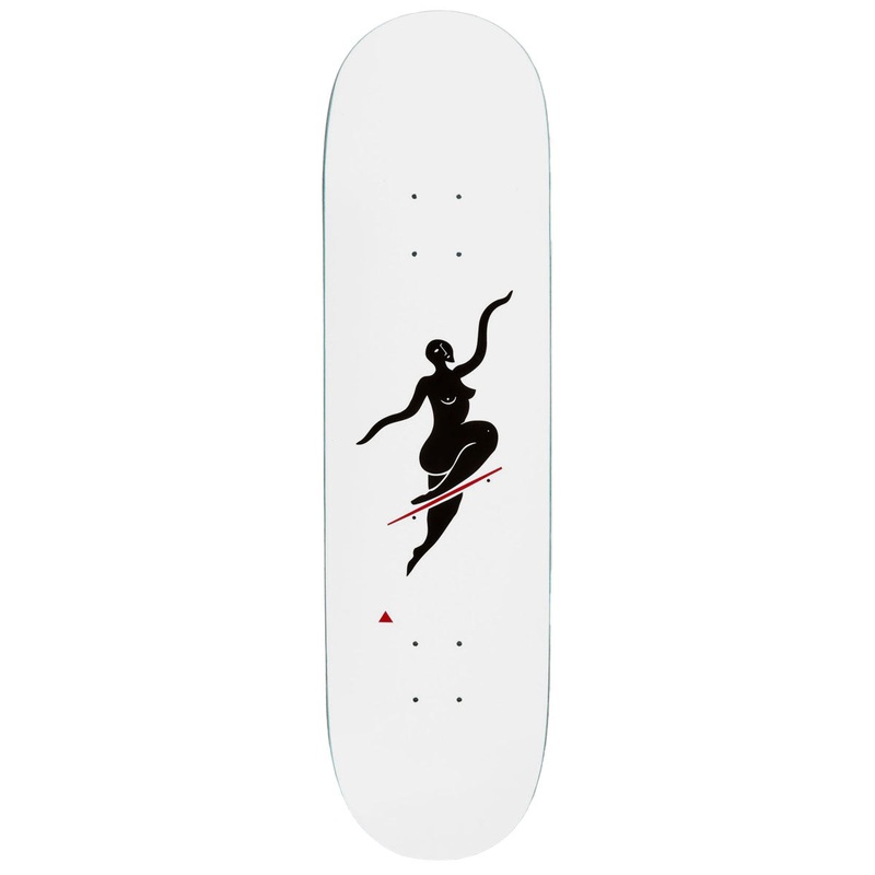 Polar No Complies Skateboard Deck – White – 8.50