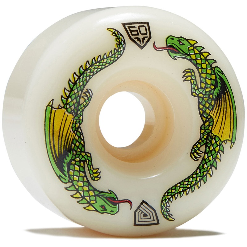Powell-Peralta Dragon Formula 93a BOM Skateboard Wheels – Off White – 60mm