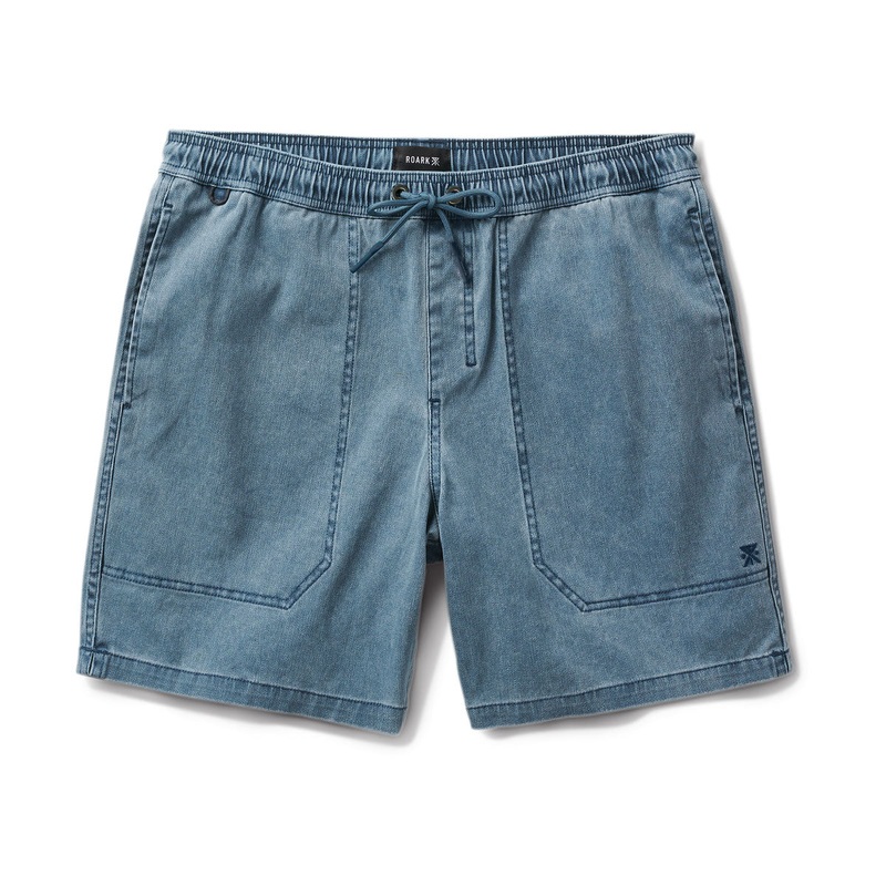 Roark Made To Fade Shorts – Washed Navy