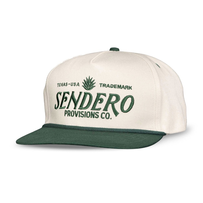 Sendero Logo Hat – Cream/Green