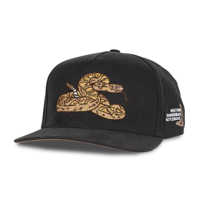 Sendero Rattlesnake Hat – Black