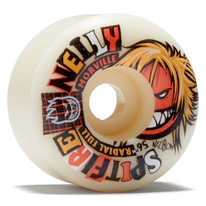 Spitfire F4 99d Radial Full Nelly Morville Rough Cut Skateboard Wheels – Natural – 56mm