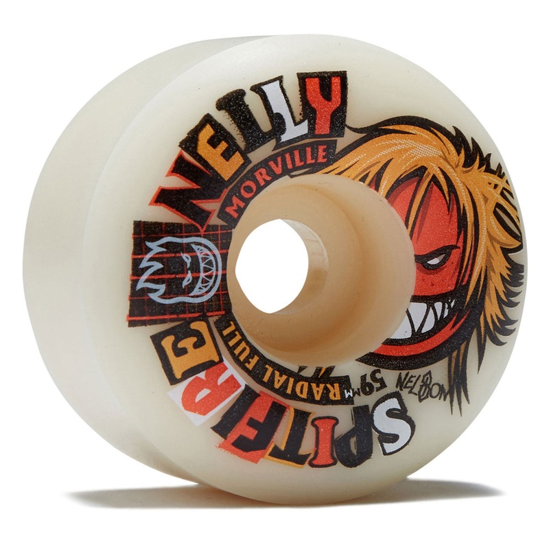 Spitfire F4 99d Radial Full Nelly Morville Rough Cut Skateboard Wheels – Natural – 59mm