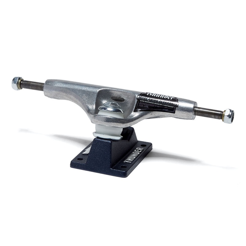 Thunder Suciu Nightwatch Pro Inverted Edition Skateboard Trucks – Polished/Blue – 148mm