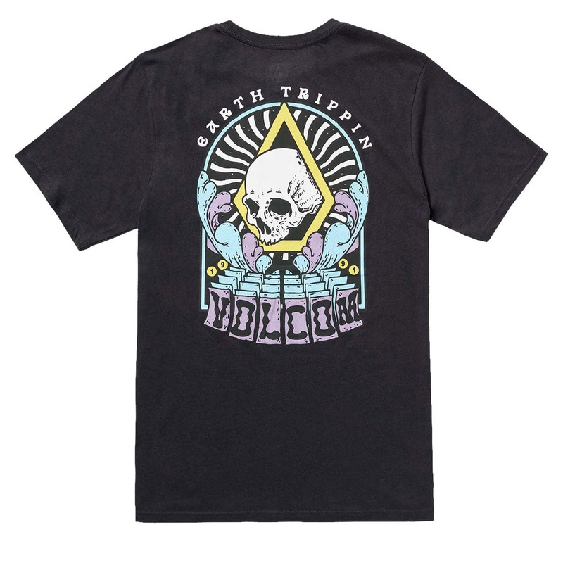 Volcom Arched T-Shirt – Washed Black Heather