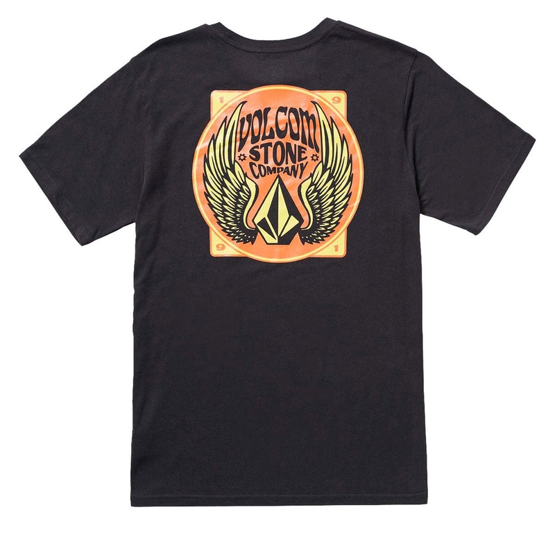Volcom Dactyl T-Shirt – Washed Black Heather