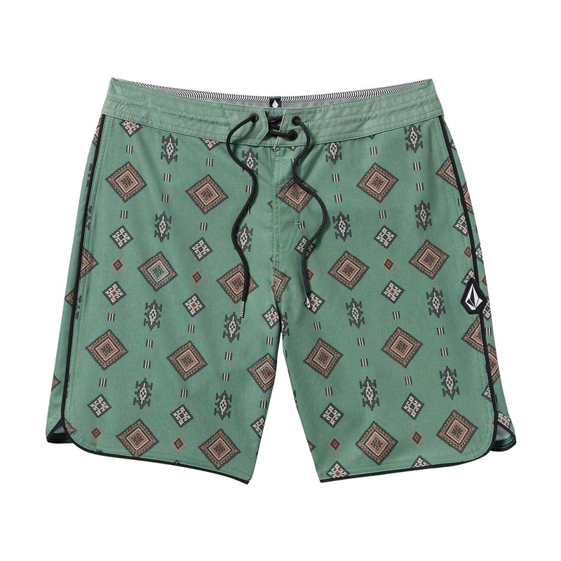 Volcom Desert Dobby Stoney 19 Boardshorts – Light Olive