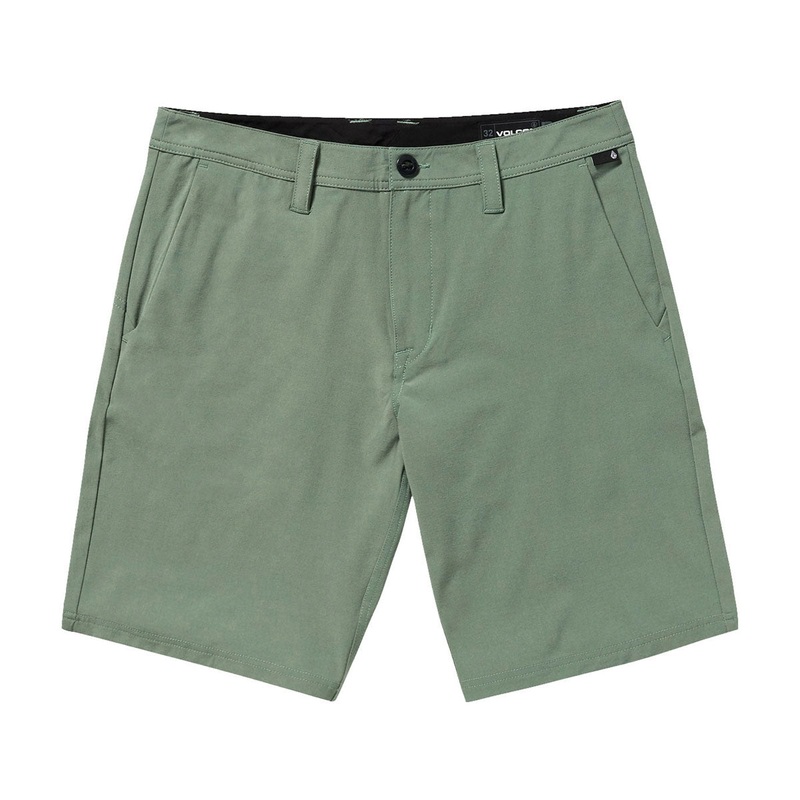 Volcom Frickin Cross Shred Static 20 Shorts – Light Olive
