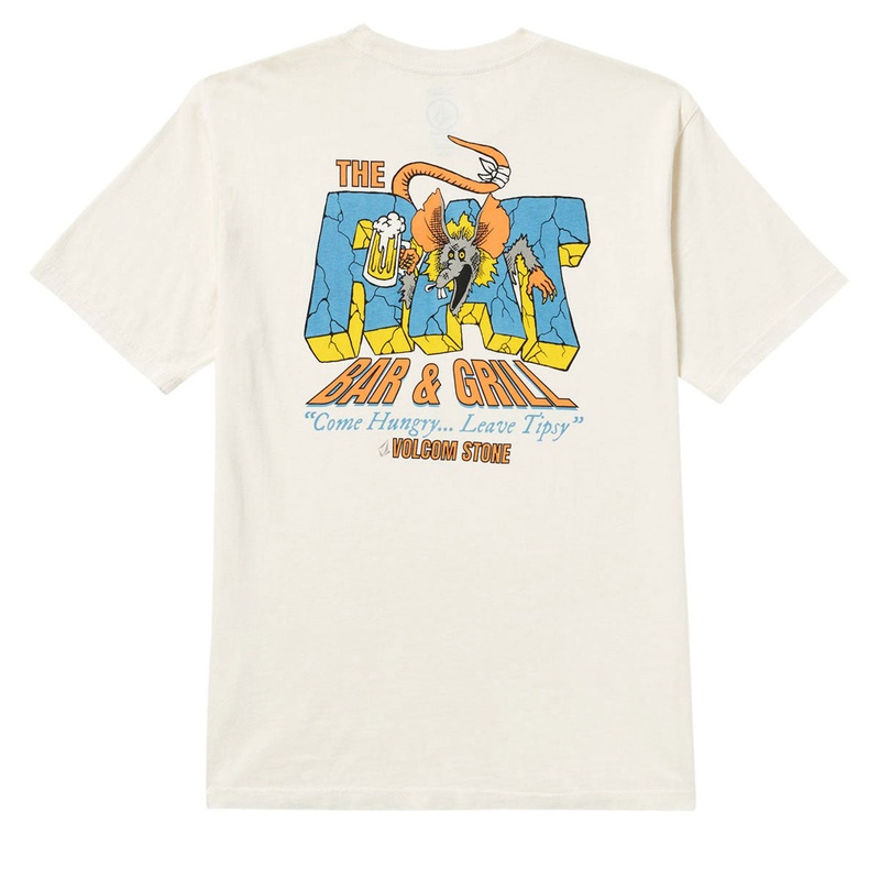 Volcom Rat Bar T-Shirt – Off White