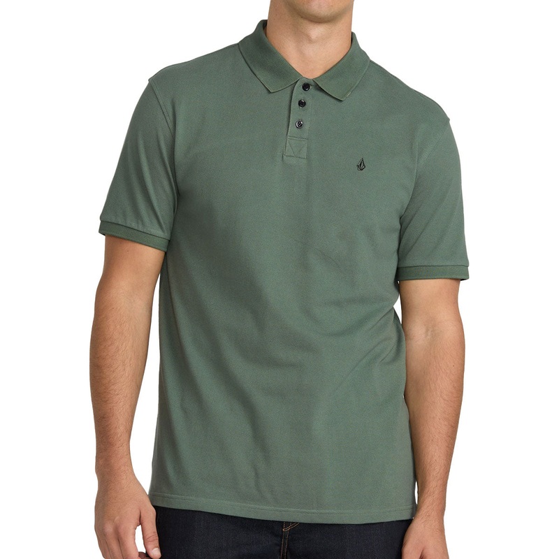 Volcom Sitestone Polo Shirt – Light Olive
