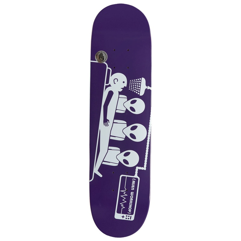 Alien Workshop Abduction Skateboard Deck – Purple – 7.50