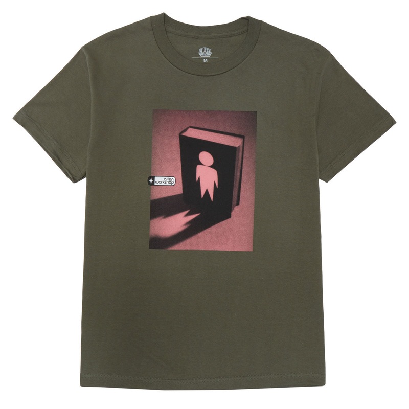 Alien Workshop Good Book T-Shirt – Fatigue Green