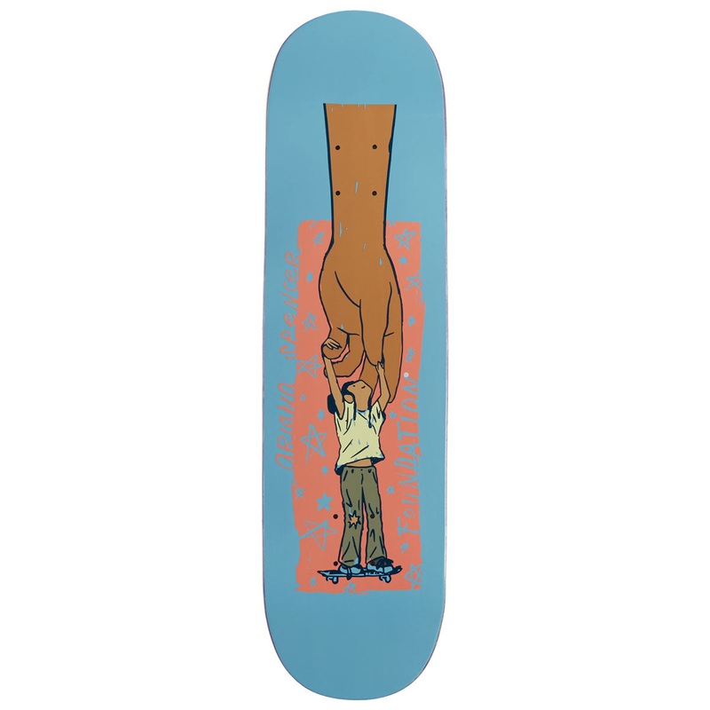 Foundation Ariana Hand Skateboard Deck – 8.13