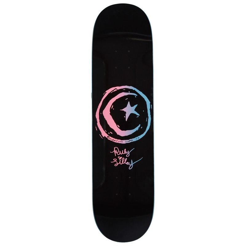 Foundation Ruby Lilly Star Moon Skateboard Deck – 8.00