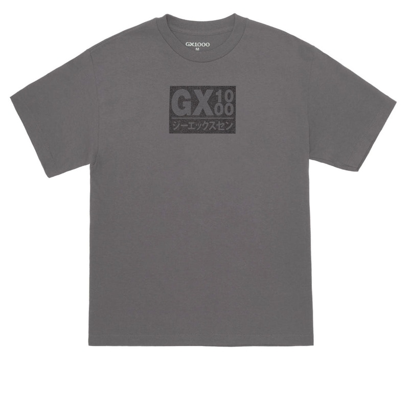GX1000 Japan T-Shirt – Charcoal/Black Font