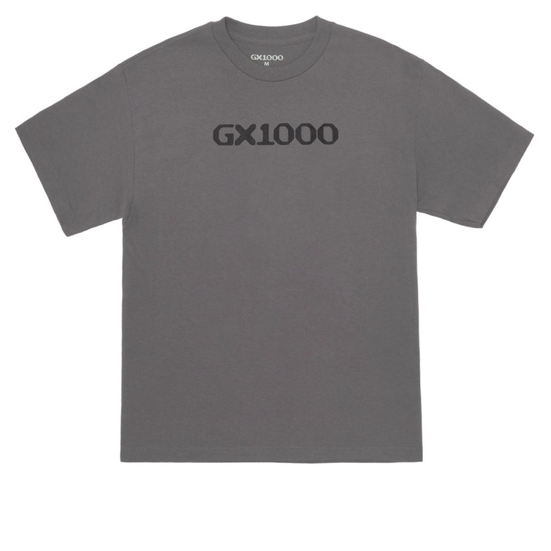 GX1000 OG Logo T-Shirt – Charcoal/Black Font