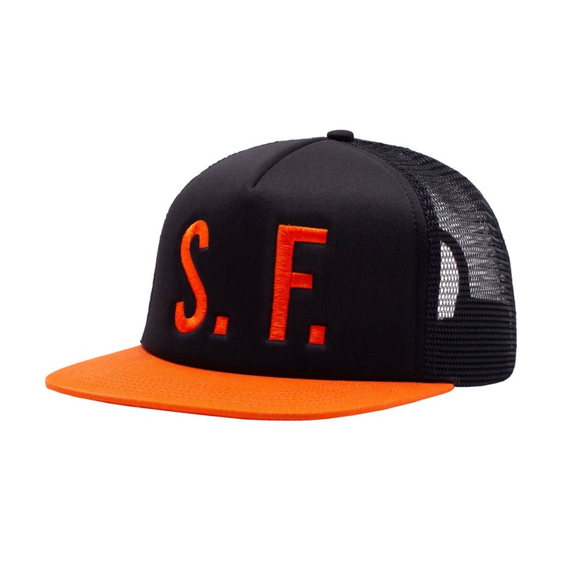 GX1000 SF Trucker Hat – Orange/Black