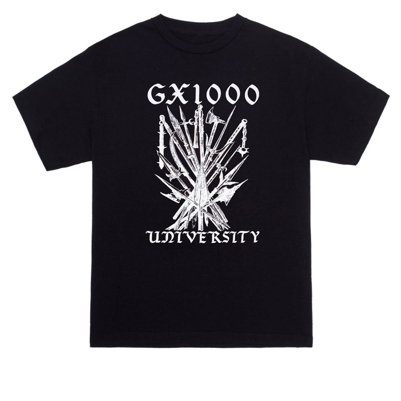 GX1000 University T-Shirt – Black