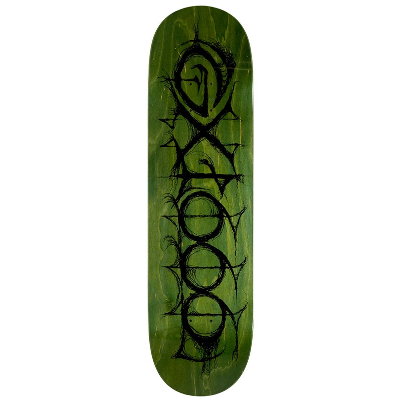 GX1000 x Dystopia Dino Skateboard Deck – Olive – 8.50