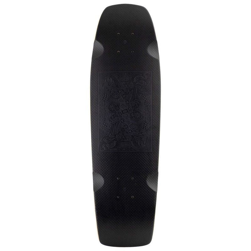 Landyachtz Dinghy Coffin Stealth Card Longboard Cruiser Deck