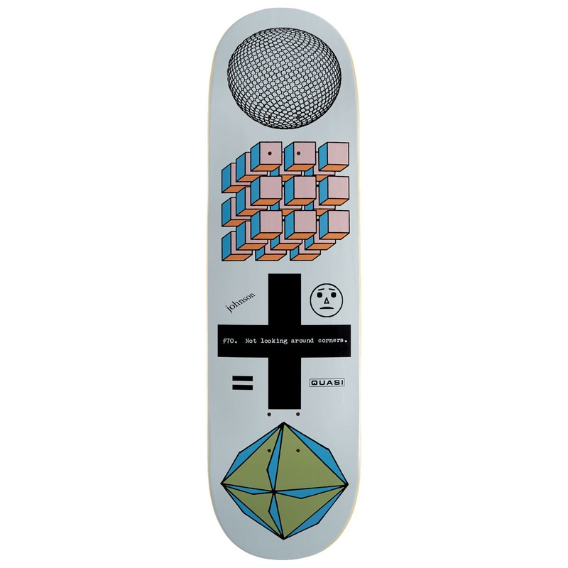 Quasi Johnson 3-DPO Skateboard Deck – 8.625