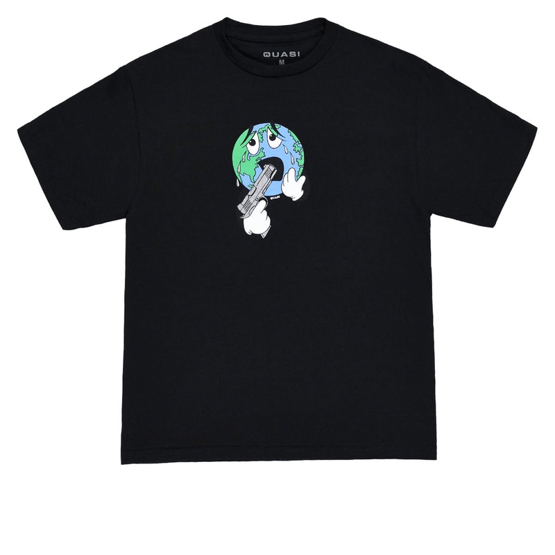 Quasi Small World T-Shirt – Black