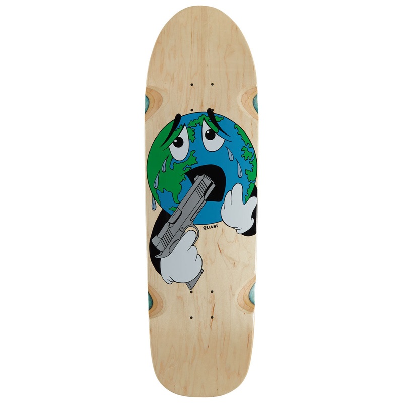 Quasi World Skateboard Deck – Natural – 9.00