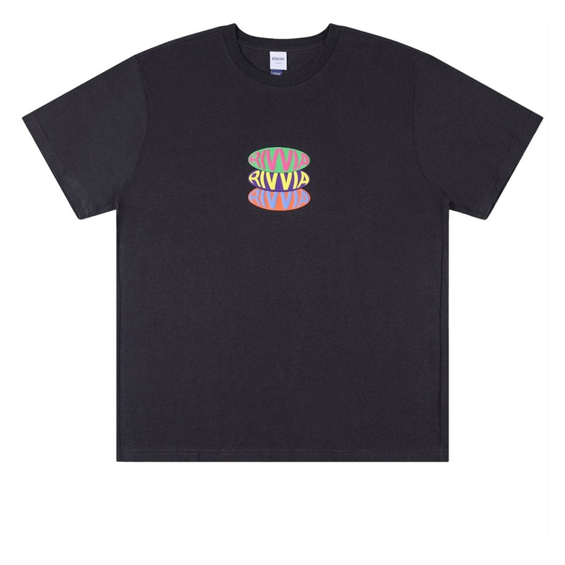 Rivvia Pop Repeat T-Shirt – Pigment Black
