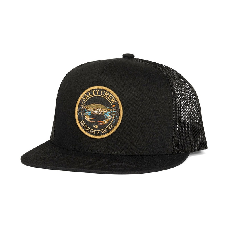Salty Crew Jimmy Trucker Hat – Black