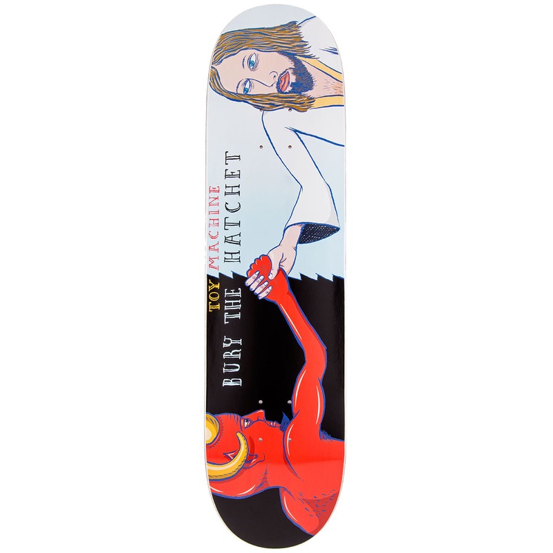Toy Machine Bury The Hatchet Symmetrical Skateboard Deck – 8.00